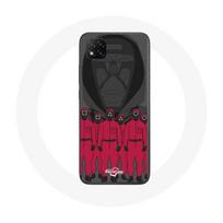 Coque Xiaomi Redmi 9C Squid Game Affiche masques personnages