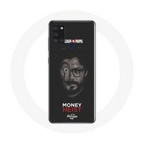 Coque Samsung Galaxy A21S la casa de papel El profesor split Money Heist saison 5