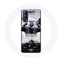 Coque Vivo Y72 Formule 1 Valtteri Bottas pilote de course F1 Noir juoda