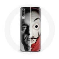 Coque samsung galaxy A70 La casa de papel Berlin Masque Split