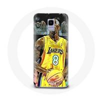 Coque pour Samsung Galaxy A6 2018 Kobe Bryant Dunk lakers 8 NBA Noir