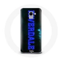 Coque pour Samsung Galaxy A6 2018 Riverdale Série Logo bleu mėlyna