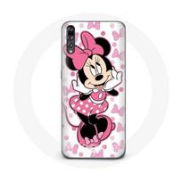 Coque pour Huawei p20 Minnie Mouse Dessin animé mignon rose rožinė