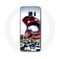 Coque pour Samsung Galaxy S6 edge Motocross Casque