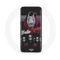 Coque pour Samsung Galaxy S6 Edge La casa de papel bella ciao logo