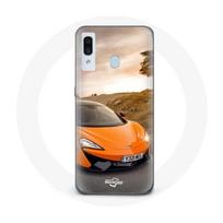 Coque pour Samsung Galaxy A20 Formule 1 McLaren F1 Orange oranžinė