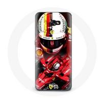 Case - Samsung - Galaxy A5 - Formula 1 - Sebastian Vettel - Red - Soft raudona