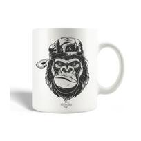 Mug en Céramique Gorille Avec Chapeau Haut de Forme