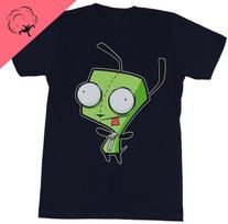 Kawaii Invader Zim Graphic marškinėliai Happy Hug Ready Zim Image Mieli animaciniai marškinėliai Unisex WoUnisex retro marškinėliai Harajuku L