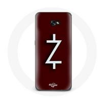 Coque pour Samsung Galaxy A5 2017 Ozark Saison 4 Logo Z Blanc Fond Rouge
