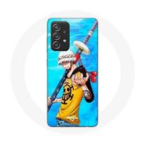 Coque pour Samsung Galaxy A52 One Piece Manga Trafalgar Law epée