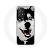 Coque pour Samsung Galaxy A52 Husky de Sibérie Yeux Bleus
