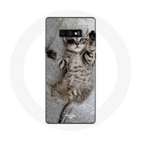 Coque pour Samsung Galaxy Note 9 chaton Bengal dormir