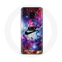 Case for Samsung Galaxy A8 Plus Nike Colorful Space Logo