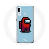 Coque pour Samsung Galaxy A20e Among Us jeu vidéo Fond bleu