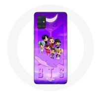 Coque pour Samsung Galaxy A51 5G BTS TinyTAN Animation Affiche RM Jin Suga J-Hope Jimin Jungkook Et V Zero O’Clock