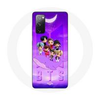 Coque pour Samsung Galaxy S20 FE BTS TinyTAN Animation Affiche RM Jin Suga J-Hope Jimin Jungkook Et V Zero O’Clock