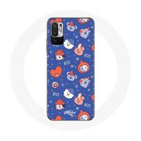 Coque pour Xiaomi Redmi Note 10T 5G BTS Bangtan Sonyeondan BT21 Noël 2023