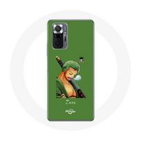 Coque pour Xiaomi Redmi Note 10 Pro One piece Manga Zoro epée