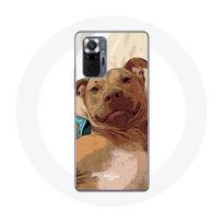 Coque pour Xiaomi Redmi Note 10 Pro American Pit Bull Terrier Marron ruda
