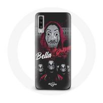 Coque pour Samsung Galaxy A70 La casa de papel bella ciao logo