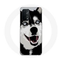 Coque pour Oppo A74 Husky de Sibérie Yeux Bleus