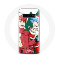 Coque pour Samsung Galaxy S10 Plus Karma et Nagisa Assassination Classroom Anime Christmas day