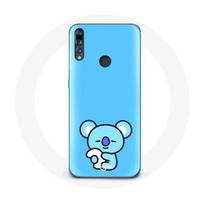 Coque pour Huawei P30 Lite Bangtan BTS BT21 Koya RM Fond Bleu mėlyna