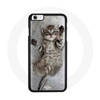 Coque pour Iphone 5/5S - SE Chat chaton Bengal gris