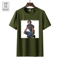 Camouflage Album T Shirt Rex Smith Tour T-Shirt Unisex Gothic Rock Graphic Print Tee Shirt Women Black Tees 2XL