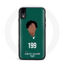 Maniacase Case for Iphone X Squid Game Ali Abdul No 199 - juoda