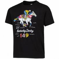 Black Kentucky Horse Racing Derby 149 Britto Art Unisex T-Shirt S