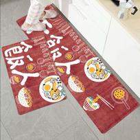 Virtuvė Grindų kilimėlis Miegamasis Svetainė Ilgos juostos kilimėlis Įėjimo durų kilimėlis Vonios kilimėlis Neslidus Vandenį sugeriantis plaunamas kilimas 40cmx60cm 1pc gray