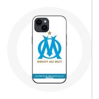 Case - Maniacase - Iphone 14 Plus - Olympique de Marseille Logo - Silicone - Flexible juoda