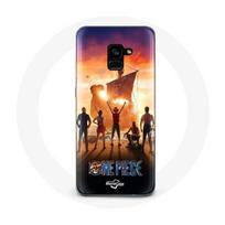 Case - Maniacase - Samsung Galaxy A8 Plus - Soft - Black - One Piece Poster Crews Art Season 1