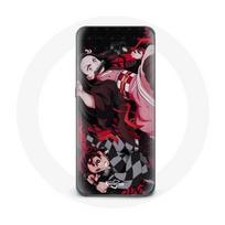 Coque pour Samsung Galaxy A5 2017 Demon Slayer Tanjiro Nezuko Attaque Combat - Maniacase