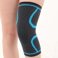 Sports Nylon Kneepads Silicone Anti-slip Breathable Knitted Knee Kneepads Four Seasons Protective Gear Cross-border brown