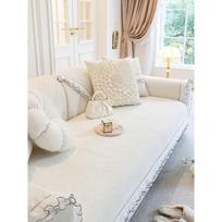 Ballet Girl Fragrance Sofa Cushion Chenille Back Cover Seat Cushion Sofa Cover Machine Washable 70*70cm