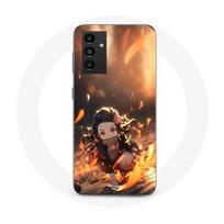 Case - Maniacase - Samsung Galaxy A34 5G - Demon Slayer Nezuko - 3D art anime - Soft