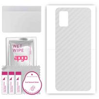 apgo apsauginė lipdukas-oda nugarėlei, suderinamas su ZTE Blade V20 Smart, apvyniojimo plėvelė, folija, vinilas - Raštas Skaidrus anglies pluoštas