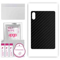 apgo Apsauginis lipdukas nugarėlei, suderinamas su Honor Pad V8 WiFI, Apvyniojama plėvelė, Folija, Vinilas - Raštas Anglies pluoštas juodas