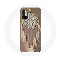 Coque pour Xiaomi Redmi Note 10 5G Attrape Rêve marron Capteur de Rêves