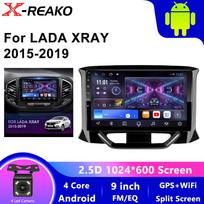 REAKOSOUND 2Din Android Car Radio Multimidia Video Player Car Stereo For LADA X Ray Xray 2015 - 2019 Carplay dvd Head Unit 1+32CP+4LED
