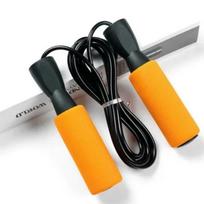1Pcs Student Fitness Jump Rope Plastic Training Skipping Rope Bearing Handle PVC Rope Lose Weight Fitness Equipment oranžinė