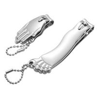 2 vnt. / rinkinys nagų pirštų nagų anglies pėdos plieninės rankinės žirklės formos Ergonomiškas pjoviklis nagų kirpimo mašinėlė dildė kirpimo mašinėlė white