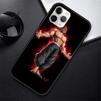 Phone Case For IPhone 12 Mini 11 Pro XR X MAX SE XS 5 6 6S 7 8 E Plus Black Cover Hoesjes Trend Coque BAKI Hanma Yujiro Anime iPhone 12 gray