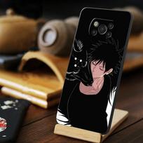 Phone Funda For Xiaomi POCO MI 11 lite 11T X4 X3 NFC M3 M4 Pro 5G F4 GT 9T F3 10T Anime jujutsu kaisen Shell Bag POCO X4 NFC brown