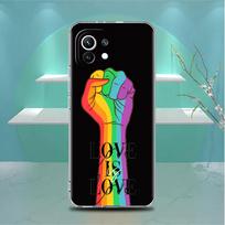 Clear Case For Xiaomi Mi Poco X3 NFC M3 Pro F3 F1 11 Lite 12 Note 10 11T 9T Transparent Phone Cover LGBT Peace And Love Xiaomi Poco X3 NFC