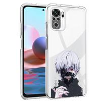 Transparent Case For Xiaomi Redmi Note 10 9S 9 8 Pro 10S 7 9C 8T 9A K40 9T 7A 8A Silicone Shell Phone Cover Anime Tokyo Ghoul Redmi Note 10 white