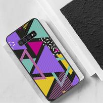 Paprastas trikampio telefono dėklas Samsung Galaxy S7 Edge Plus S9 S20Plus S20ULTRA S10lite S225G S10 dėklui GalaxyS21S30 gray